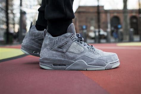 kaws x air jordan 4s real